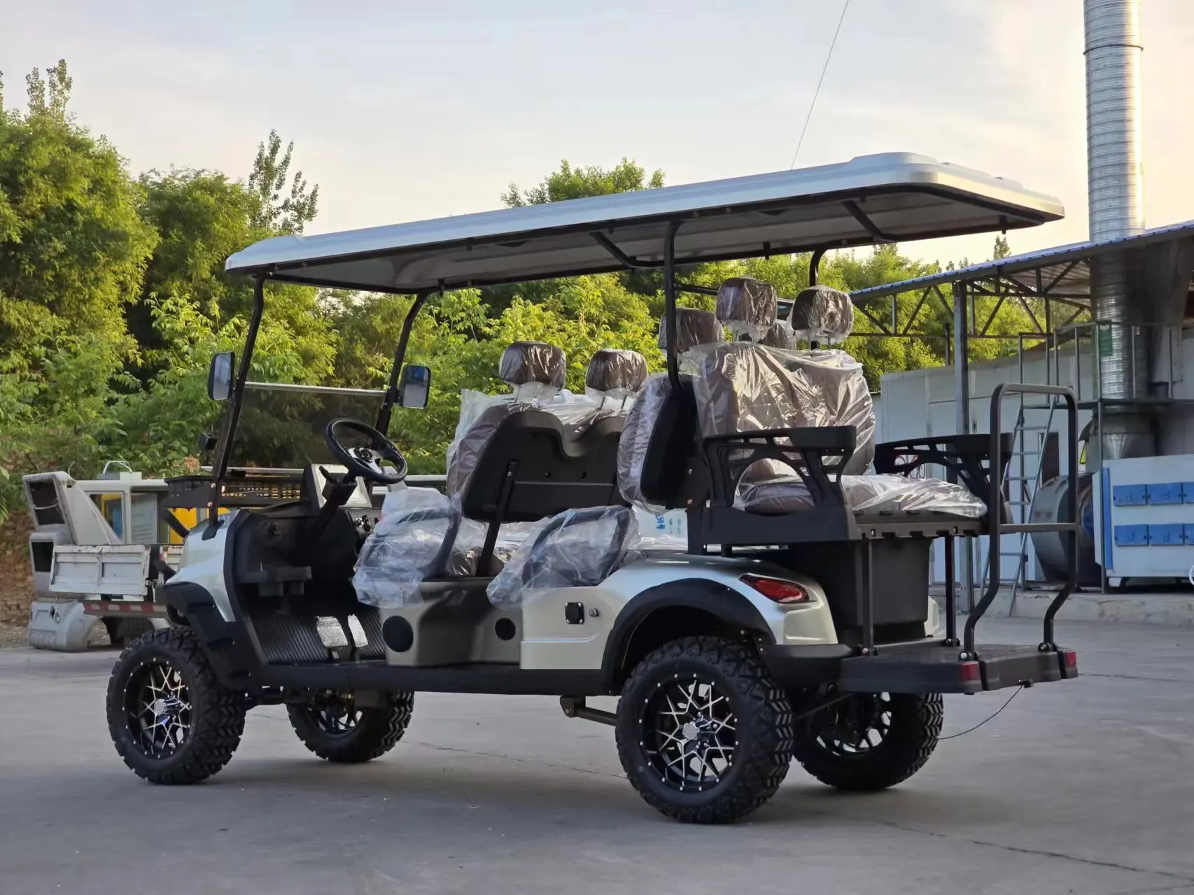 عربة جولف كهربائية على الطرق الوعرة عربات جولف مع وحدة تحكم كورتيس