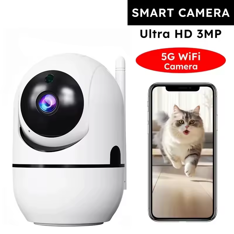Baba Eletronica Camera IP Wi-Fi com Rastreamento Automatico e Visao Noturna