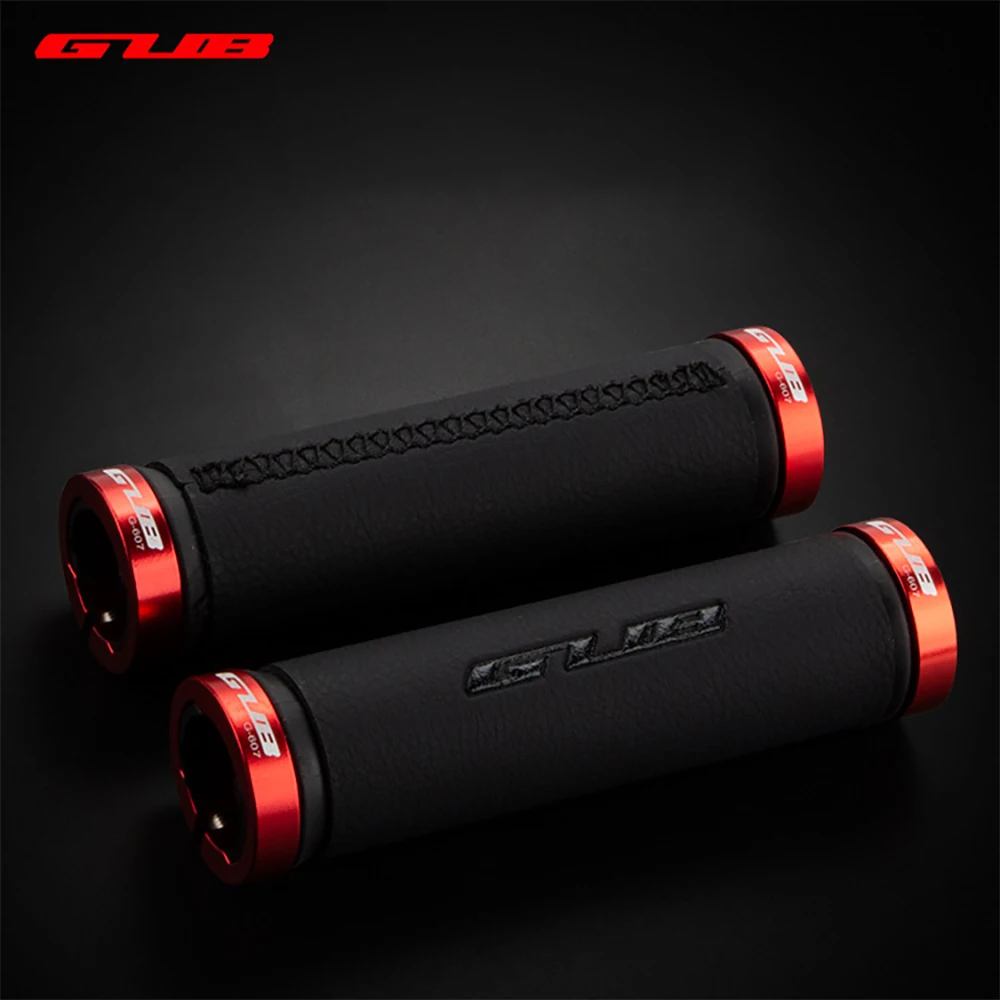 GUB 607 Microfiber Leather Mountain Bicycle Grip, Double-Sided Locking Grip, Matching Parts