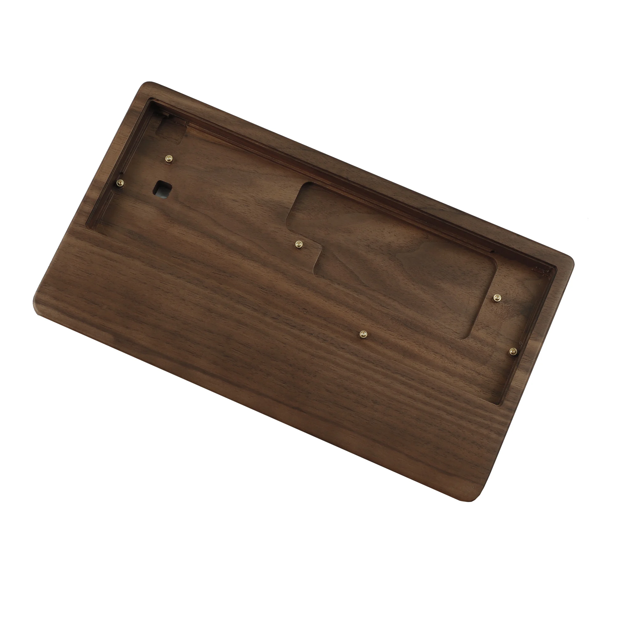 

60% г., GH60, 61, 64, Деревянный чехол Minila, чехол 2 в 1 из бамбуковой древесины ореха, для механической клавиатуры MX GK61, GK64, DZ60, BM60