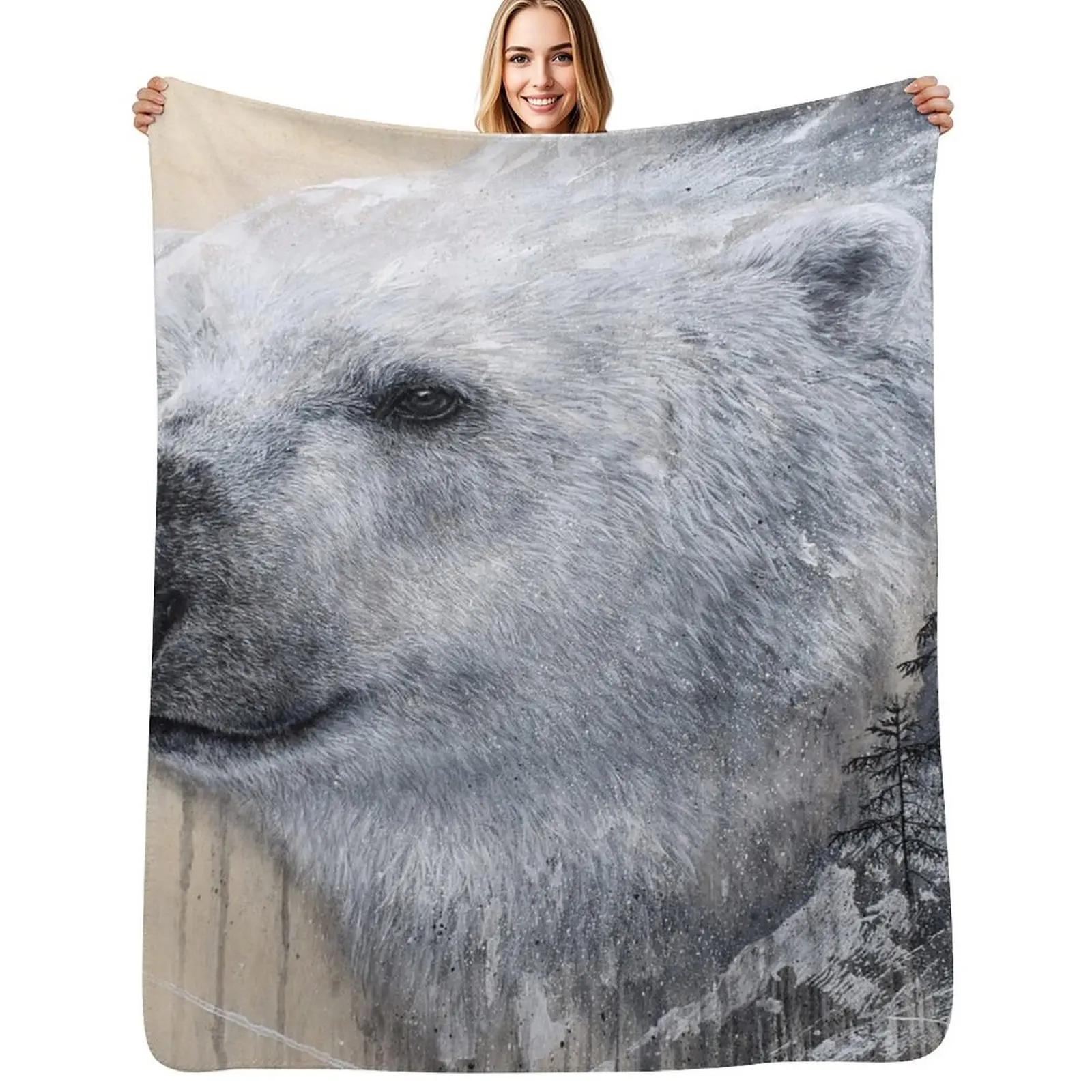 Be still Throw Blanket Modern Design Soft Blanket for Home Decor