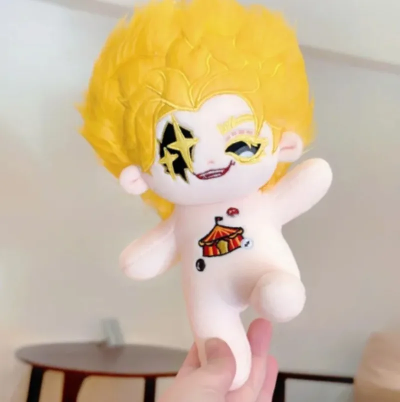 20cm Anime Identity Ⅴ Acrobat Morton Game Cosplay Plush Doll Cotton Stuffed Body Dress Up Clothes Cartoon Birthday Xmas Gift