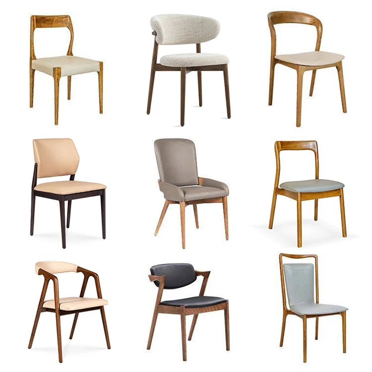 

# New Arrival Dining Room Restaurant Lounge Armless Upholstered Wooden Chair With Pu Leather Cushion Seat Dinning Chair