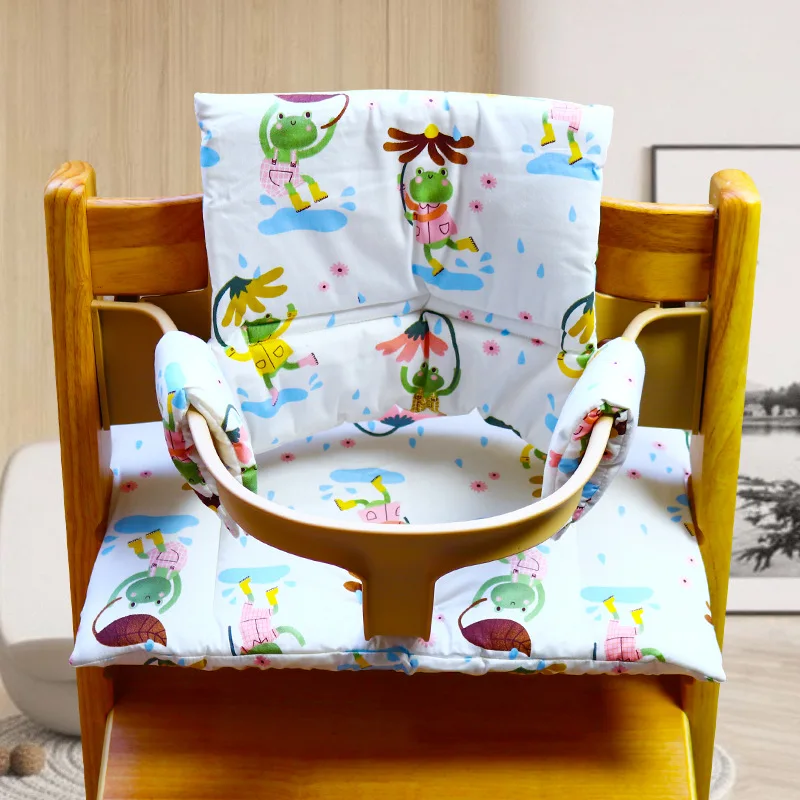 كرسي مرتفع قابل للغسل يدعم ملحقات تغذية الأطفال ووسادة بديلة للوجبات الطفل لكرسي النمو ومقاعد معززة ووسادة الكرسي #4