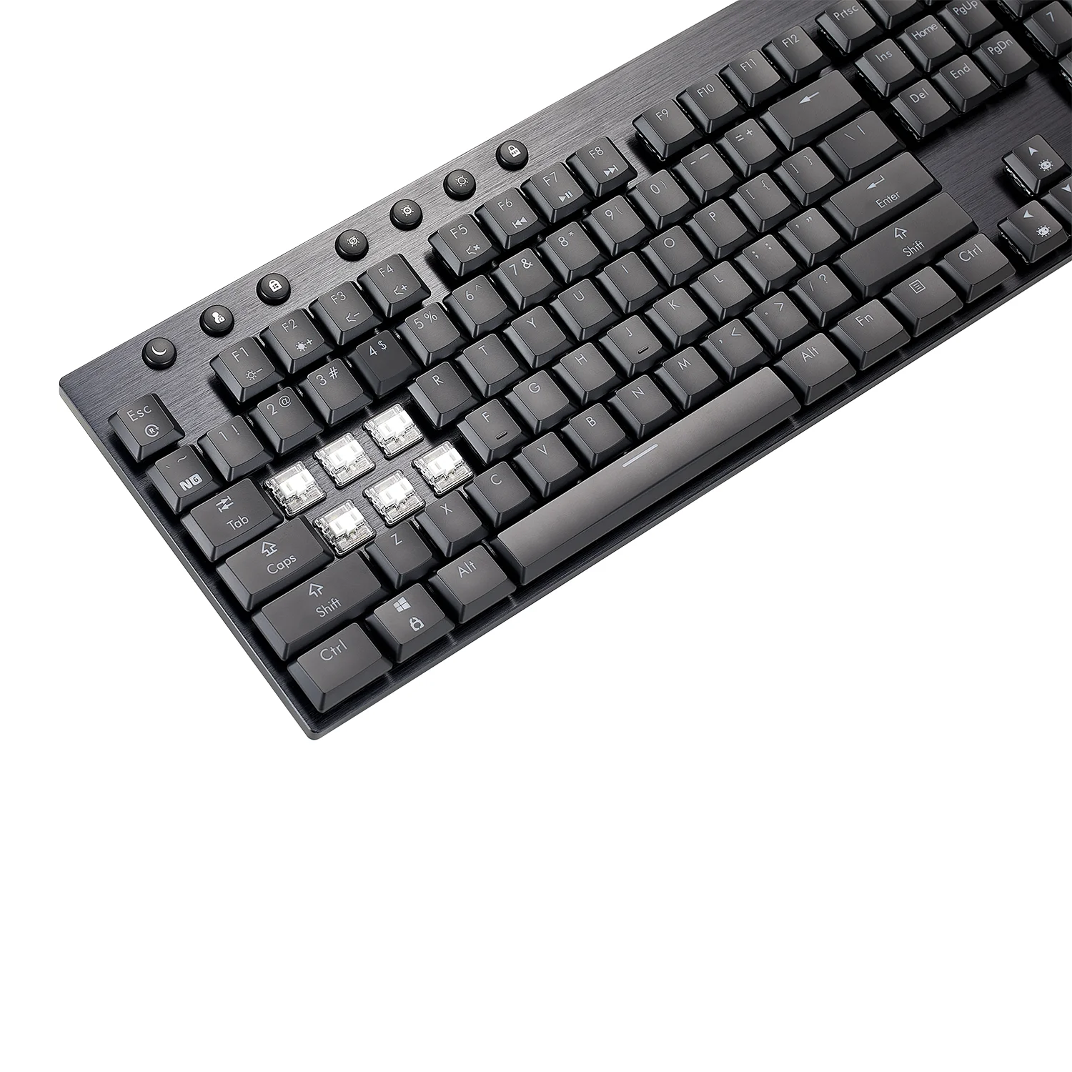 HEXGEARS GK1707 Full RGB Gaming Mechanical Keyboard Kailh Low-Profile Switch Bluetooth Portable Wireless/Wired Keyboard Up to 4 view 2