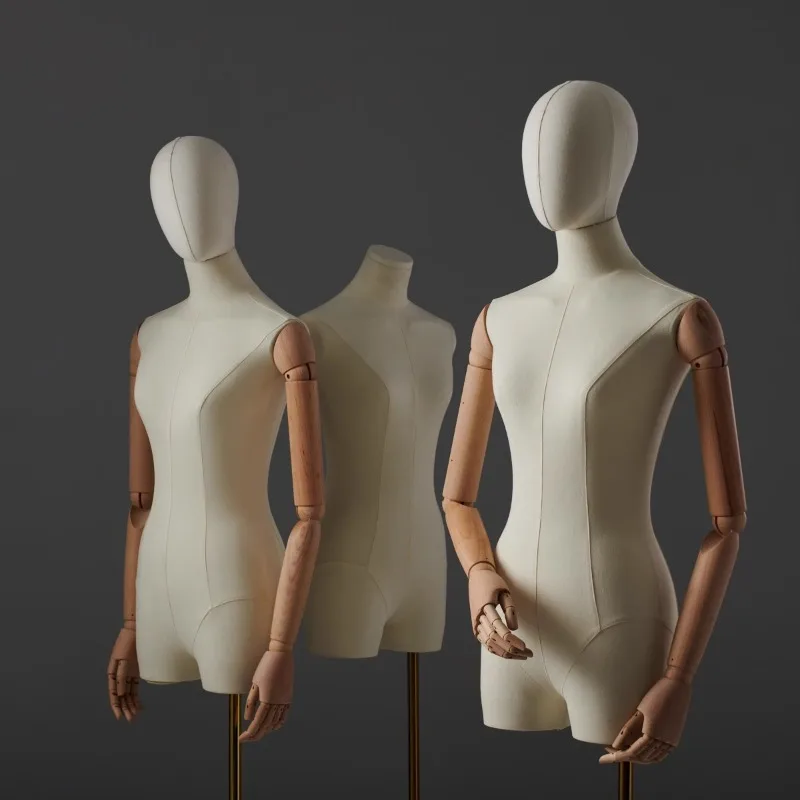 

Clavicle women's clothing store model display shelf clothing store props small breasts doll body dummy table wall hanging hand