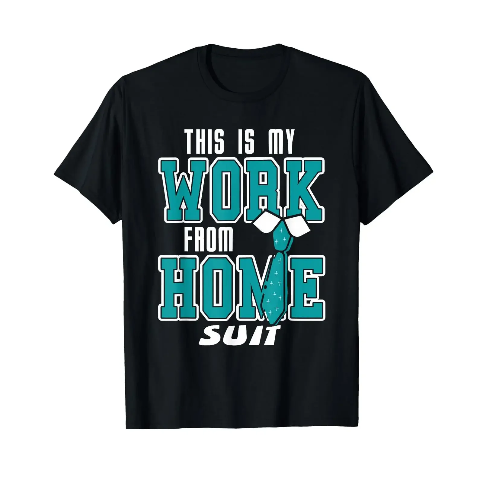 T shirt rétro avec inscription This Is My Work From Home vintage Washed Versatile Top For Everyday Wear Breathable
