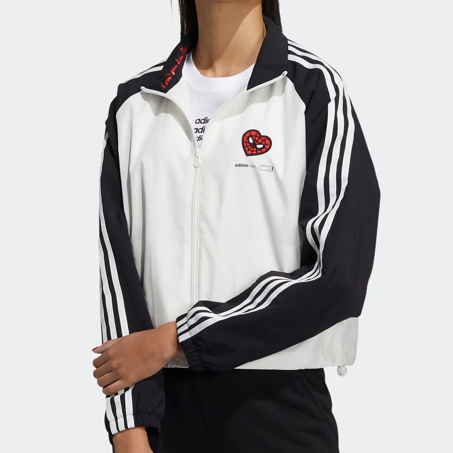 adidas-genuine-neo-women's-current-season-new-casual-stand-collar-jacket-h50251