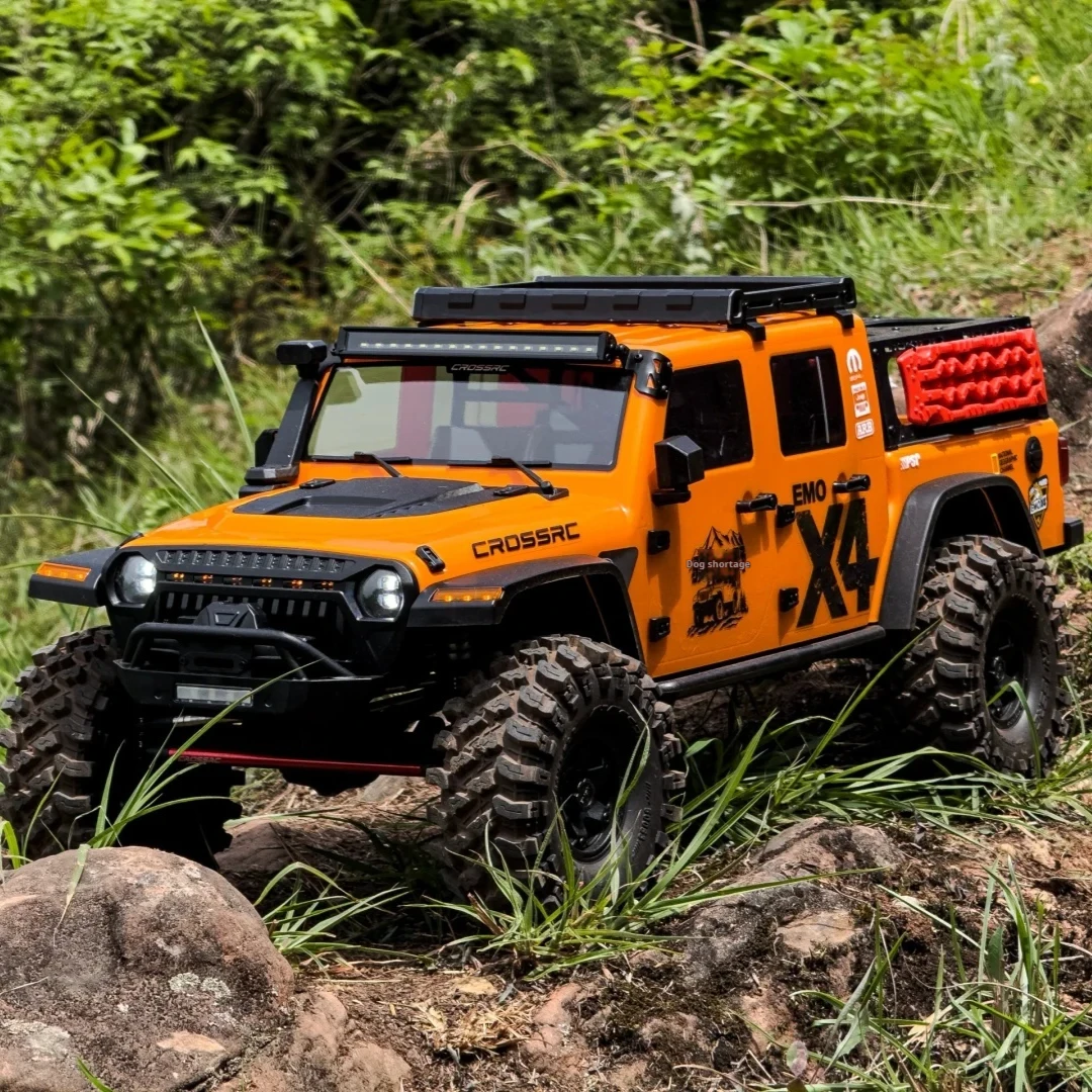 CROSSRC EMO X4 Leopard 1/8 Scale RTR Rock Crawler 4WD Off-Road RC Truck Electric 4x4 Car Ready to Run No Battery Included