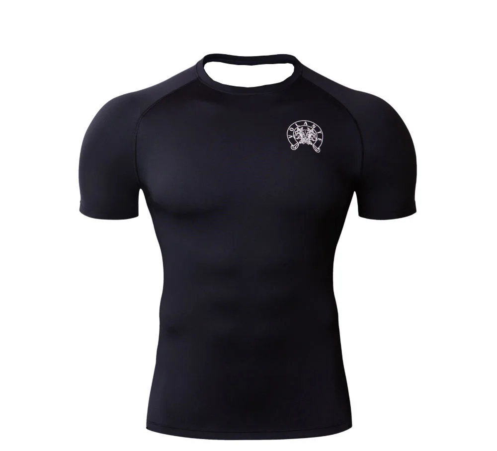 

2025 Sports Fitness Men T Shirt Trendy Brand Running Breathable Tops Gym Jogging Short Sleeve Clothing Casual Fashion T Shirts