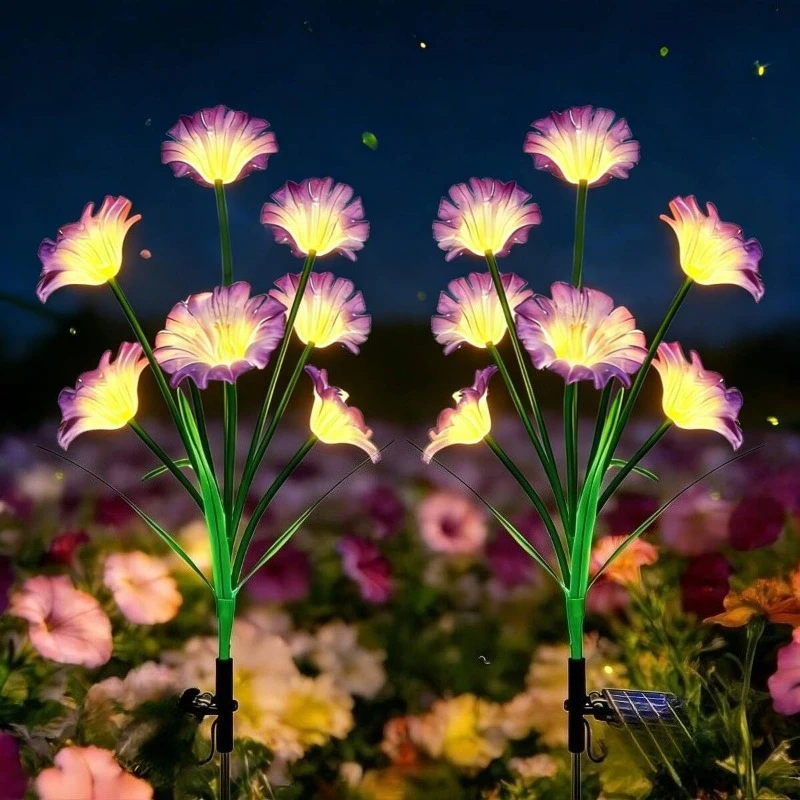 luzes-de-estaca-em-forma-de-flor-morning-glory-alimentadas-por-energia-solar-lampada-de-paisagem-externa-a-prova-d'Agua-para-decoracao-de-jardim-patio-e-caminhos