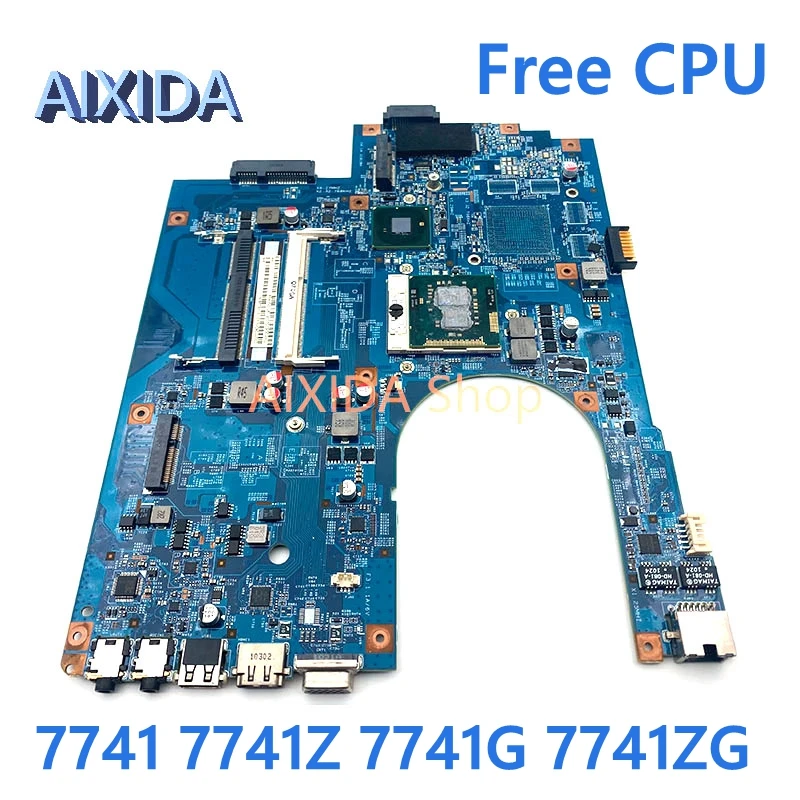 

AIXIDA 48.4HN01.01M MBPT501001 Main Board For Acer aspire 7741 7741Z 7741G 7741ZG Laptop Motherboard HM55 DDR3 full tested