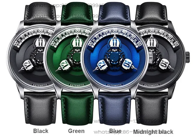 

Vortichron Spherical Star Wheel Mechanical Watch