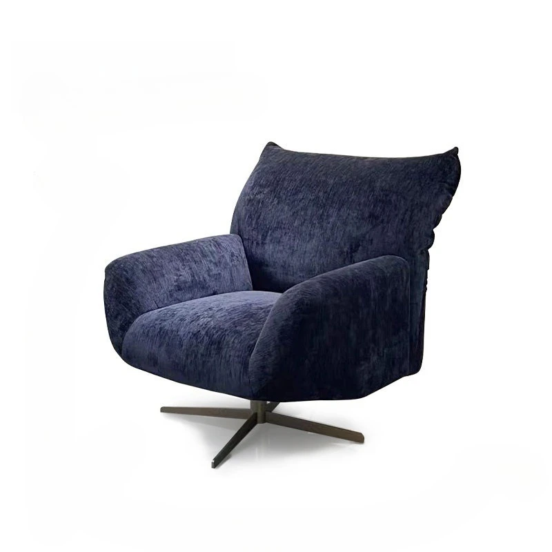 Light luxury rotating sofa chair Balcony adjustable backrest design Leisure chair