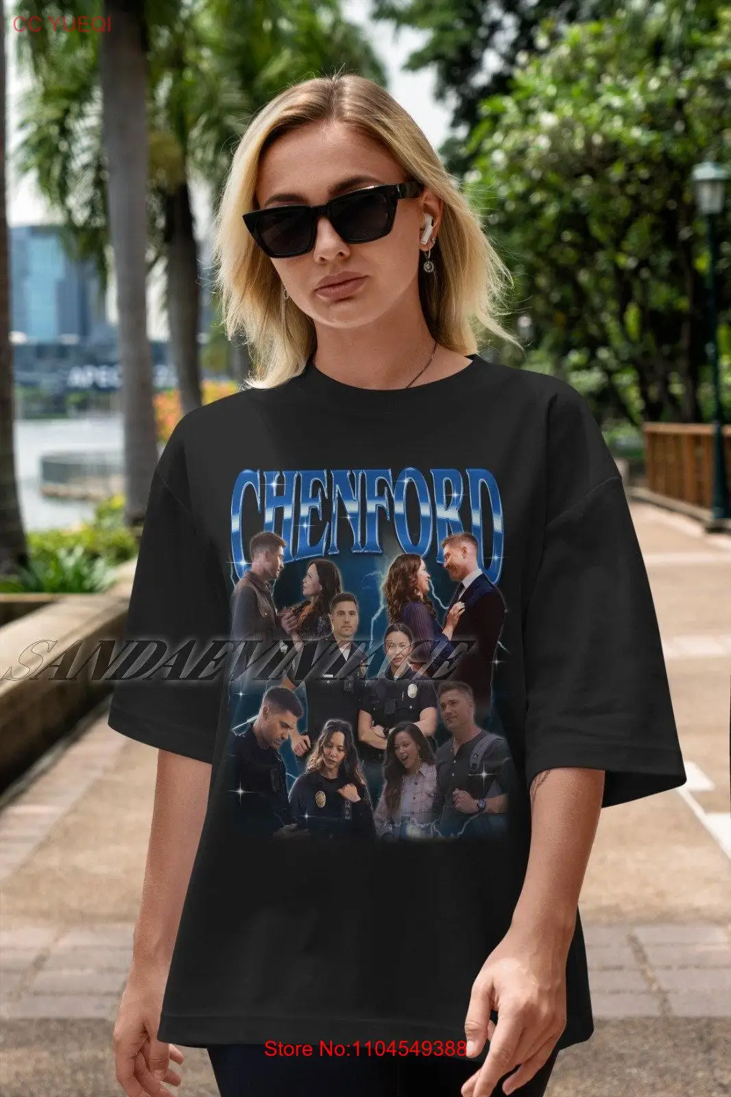 تي شيرت Chenford Vintage المحدود Fan Retro 90s Homage Merch بأكمام طويلة أو قصيرة