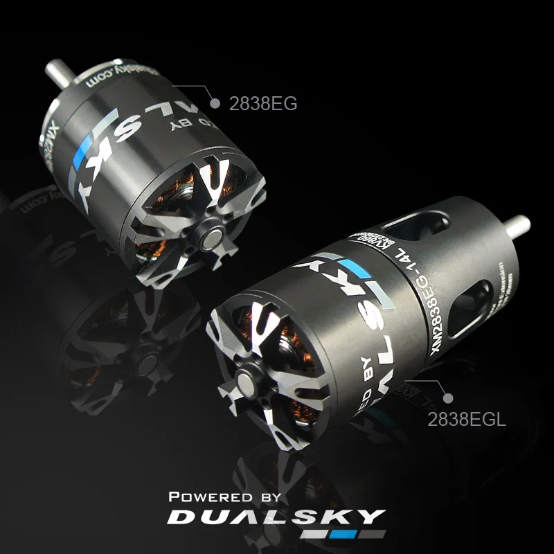 DUALSKY XM2838EG EG Bezszczotkowy silnik Outrunner 860KV 1100KV 1350KV 1800KV do szyb EP