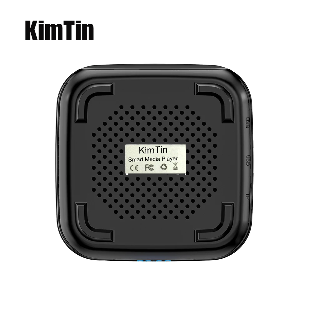 KimTin Android TV BOX OS12 4GB 64GB MIRACAST BT 4.0 6k 4k 2.4G 5.8GWiFi Quad Core Media Player IPTV Smart Set Top Box PK z28 x96