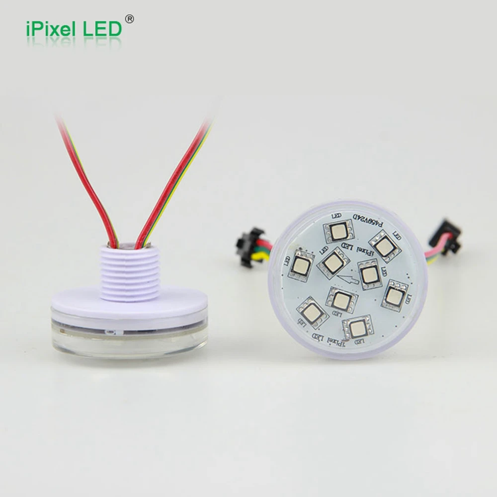 페어그라운드 놀이공원 픽셀 Led 조명, 45MM, 9 개입