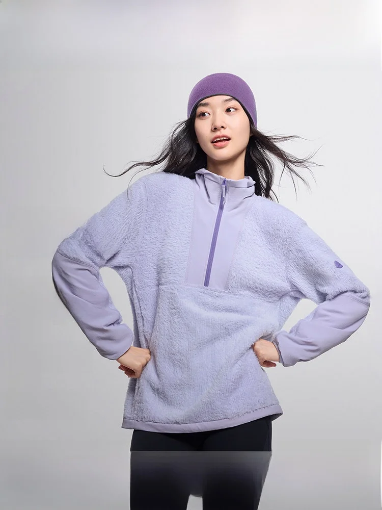 

Warm Long Sve Hoodie f Zip Hydro Fce Knitted Sweater Slim Fit Stand Collar Men Women Winter Outerwear Commute Sle