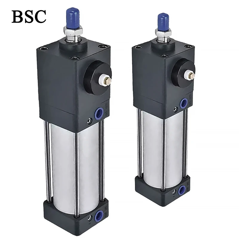 BSC Original With Lock Pneumatic Cylinder Anti Falling End Lock Locking Cylinder BSC32/40/50/63/80/100-25/50/100/200/500/1000-S