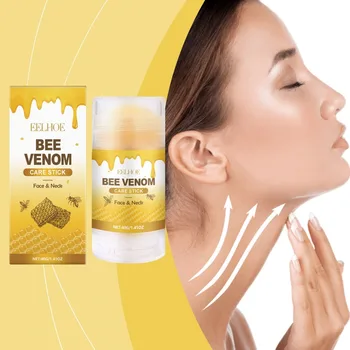 النحل السم الرعاية الرقبة عصا تشديد ثبات تتلاشى خطوط مزدوجة تشكيل الجمال العنق الرقبة مكافحة الشيخوخة رفع شريط العناية بالذقن