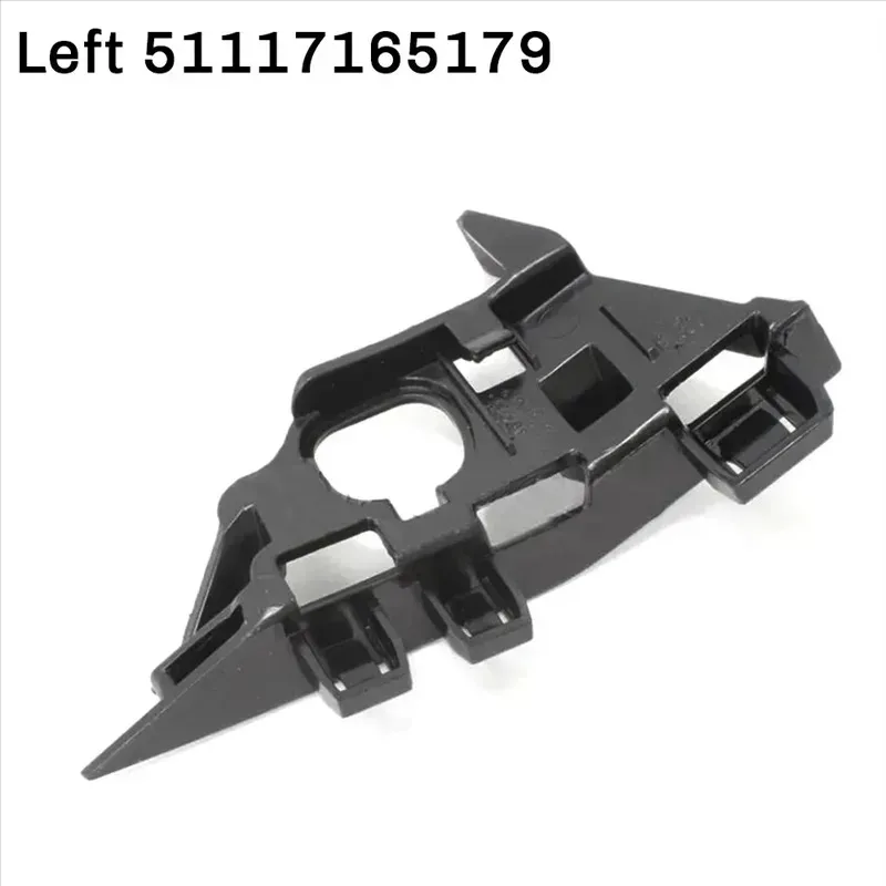 

Новинка, 1 пара кронштейнов для E85 E86 Z4 серии 2003-2008 51117165179 51117165180, передний левый и правый черный ABS, опора переднего бампера