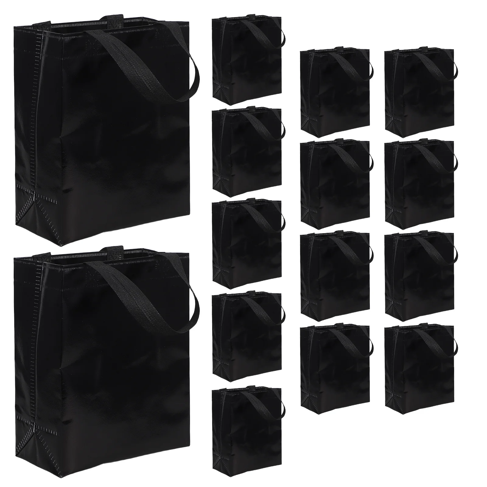 

15Pcs Non-Woven Gift Bags Reusable Party Favor Tote Bags Elegant for Weddings Bridal Showers Birthdays Holiday Events