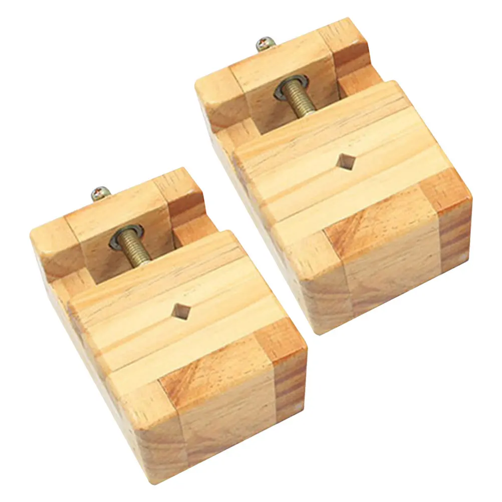 

2pcs Professional Seal Engraving Bed Metal Vise Stone Clamping Tool Carving Workbench Mini Wood Vise Diy Clamp Table Bench
