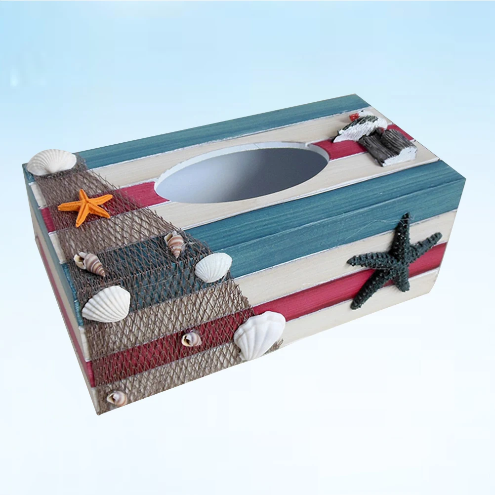 

Decorative Tissue Box Travel Storage Boxes Shape Bamboo Aesthetic Holders
