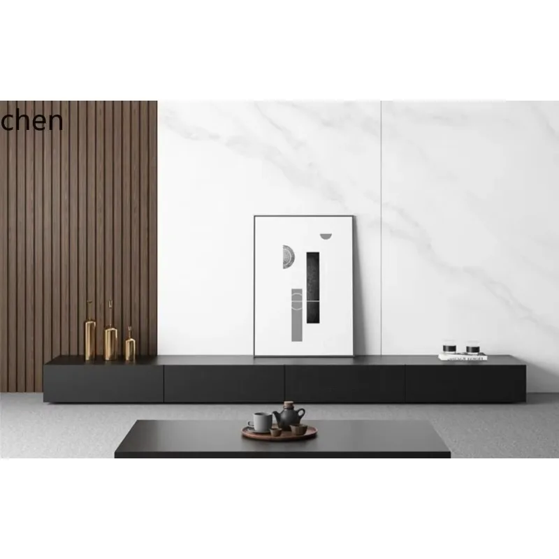 DSA  Solid Wood TV Cabinet Coffee Table Modern Simple Living Room Home High-End Floor-Standing TV Stand
