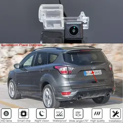 Car Rear View Reverse Backup Camera For Ford kuga/Escape 2013 2015 2017 2018 2019 For Parking HD Night Vision