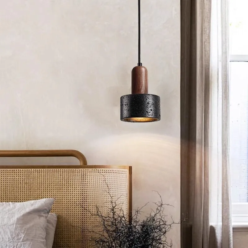 

Wabi sabi pendant light designer retro Japanese-style light bedroom bedside dining lights hanging indoor kitchen island lights