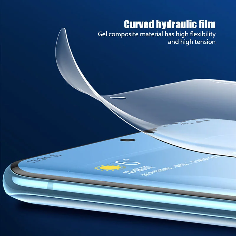 4IN1 Screen Protector for Samsung A52 A12 A51 A32 A50 A72 A71 Curved Hydraulic Film for Samsung Note 20 Ultra 10 Plus Lite Film