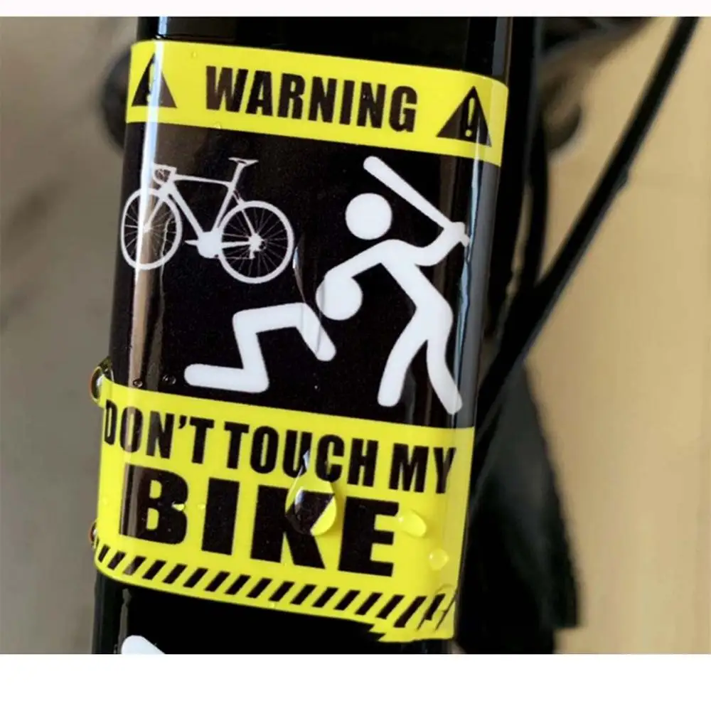 Waterproof Frame Sticker Car Accessories Bike Sticker Bike Mountain Don't Move My Bike Road Bike