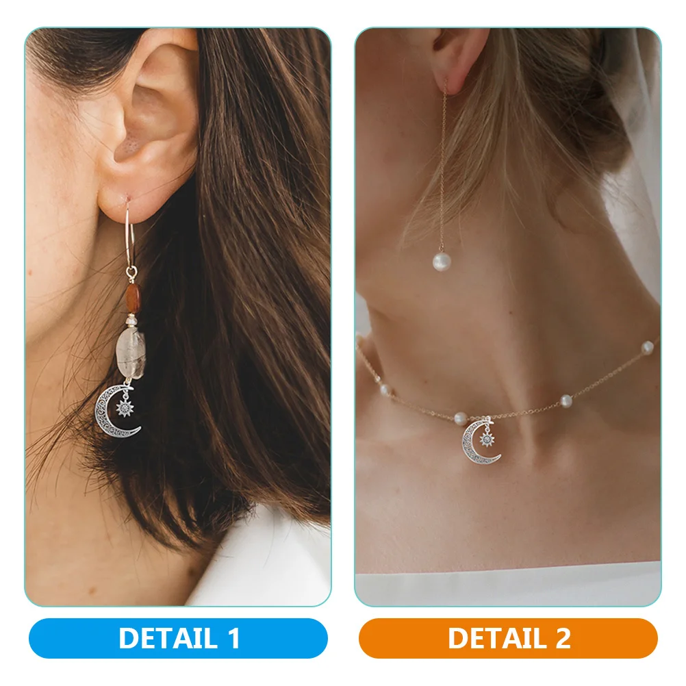 

15Pcs Alloy Moon Sun Charms Pendant Set for Necklace Bracelet Earrings DIY Jewelry Making Moon and Sun Charms Jewelry Accessory