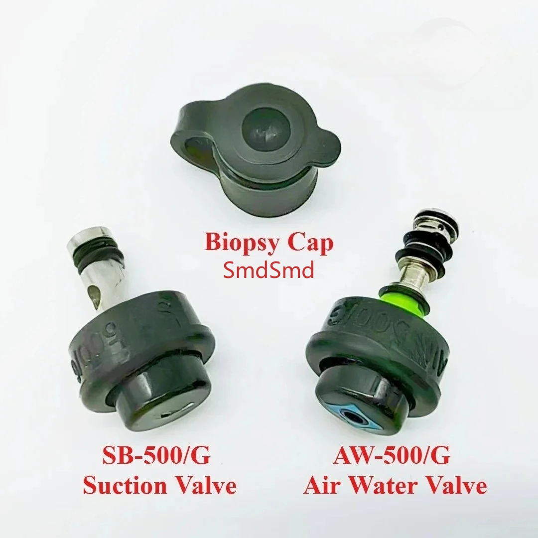 AW-500/G SB-500/G AW500G SB500G For FUJI Endoscope Air Water Valve Vapor&Suction Valve Button&Biopsy Cap,Brand New,Compatible