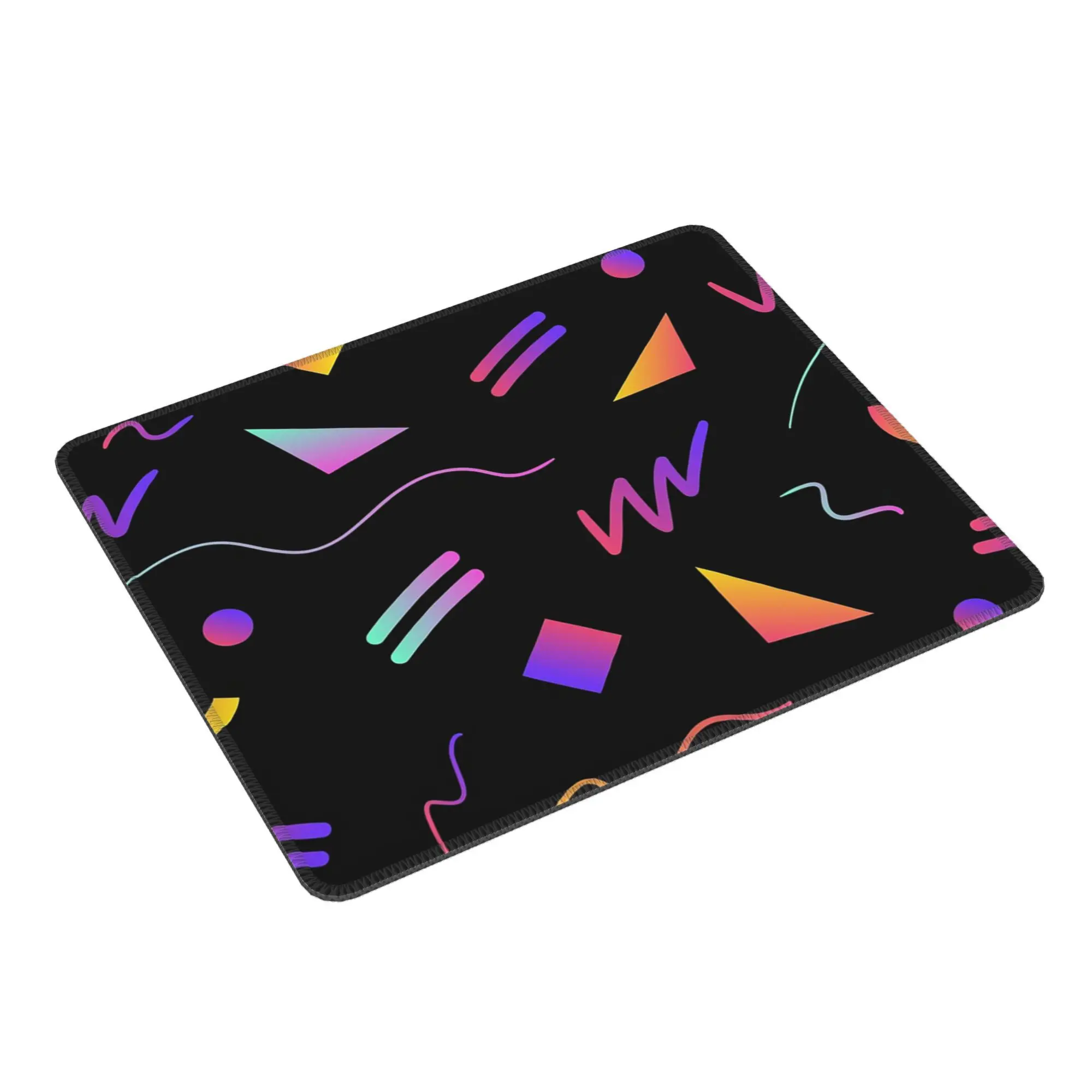 

Retro 80s Pattern Mouse Pad Computer Keyboard Mouse Mat Gaming PC Laptop Desk Mat Office Accessories Table Mats