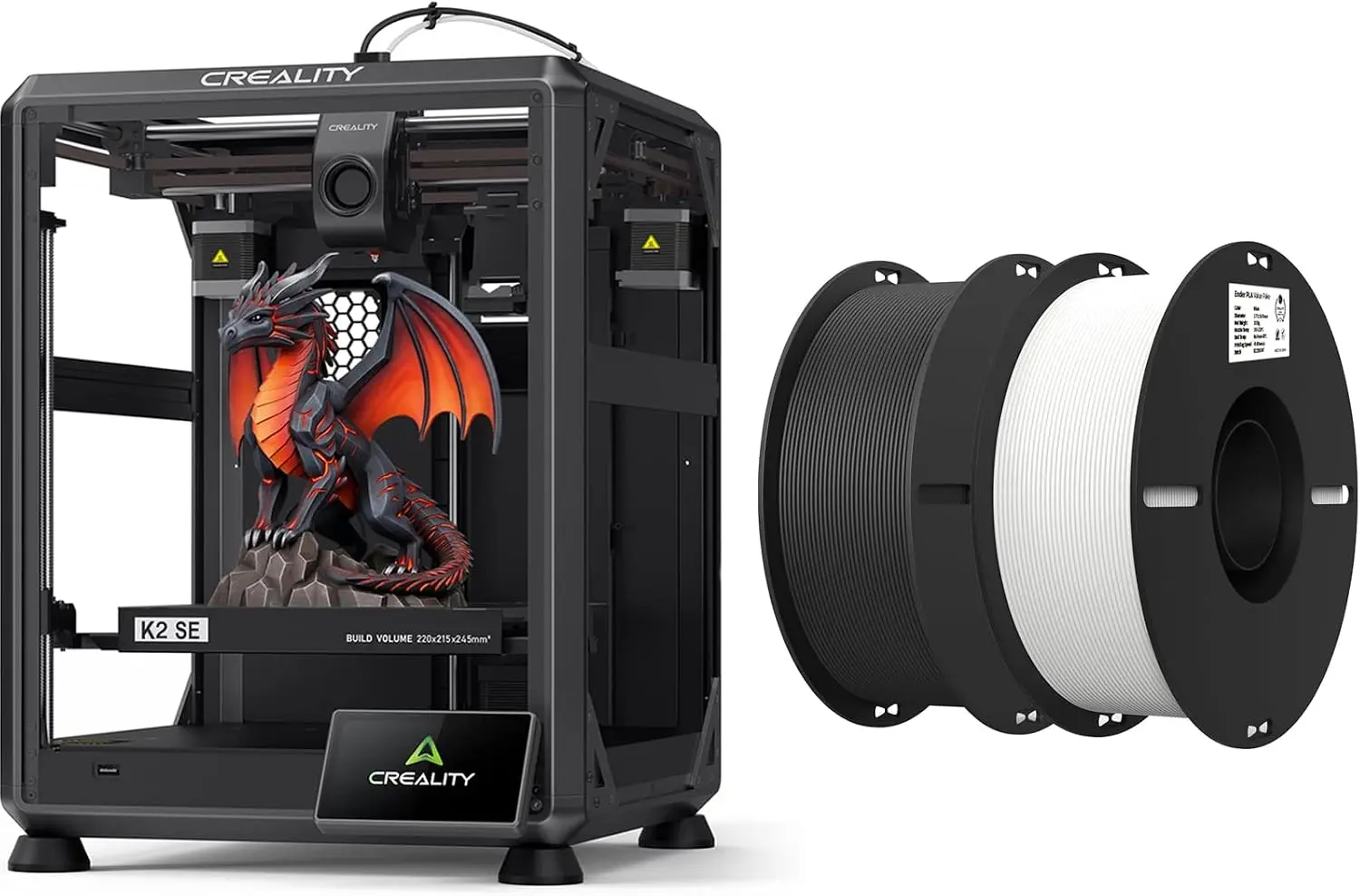 Creality K2 SE 3D Printer, Support Multicolor Printing Needs CFS With ESUN SilkMagic PLA