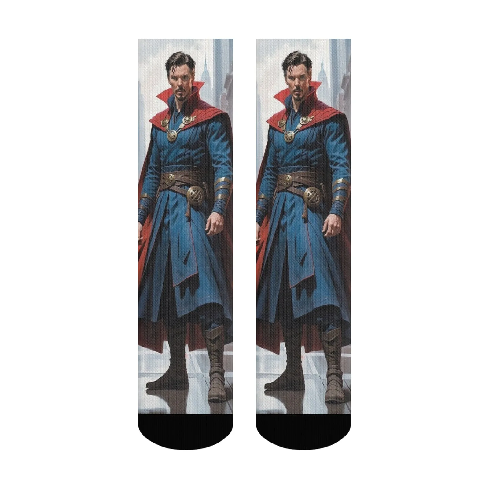 

Customizable High - Quality Exquisite Doctor Strange Mid - Crew Socks - Vivid Unique Marvel Character Design for Enthusiasts