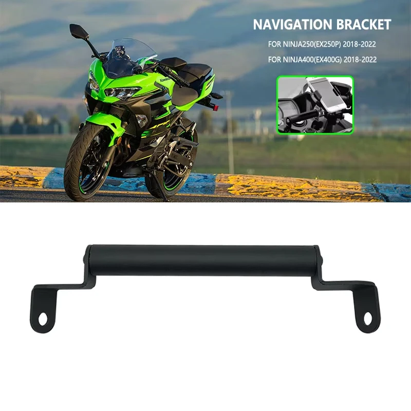 

Держатель для мобильного телефона и GPS-навигатора для мотоциклов KAWASAKI NINJA400, NINJA250, NINJA 400/250 2018-2021 гг.