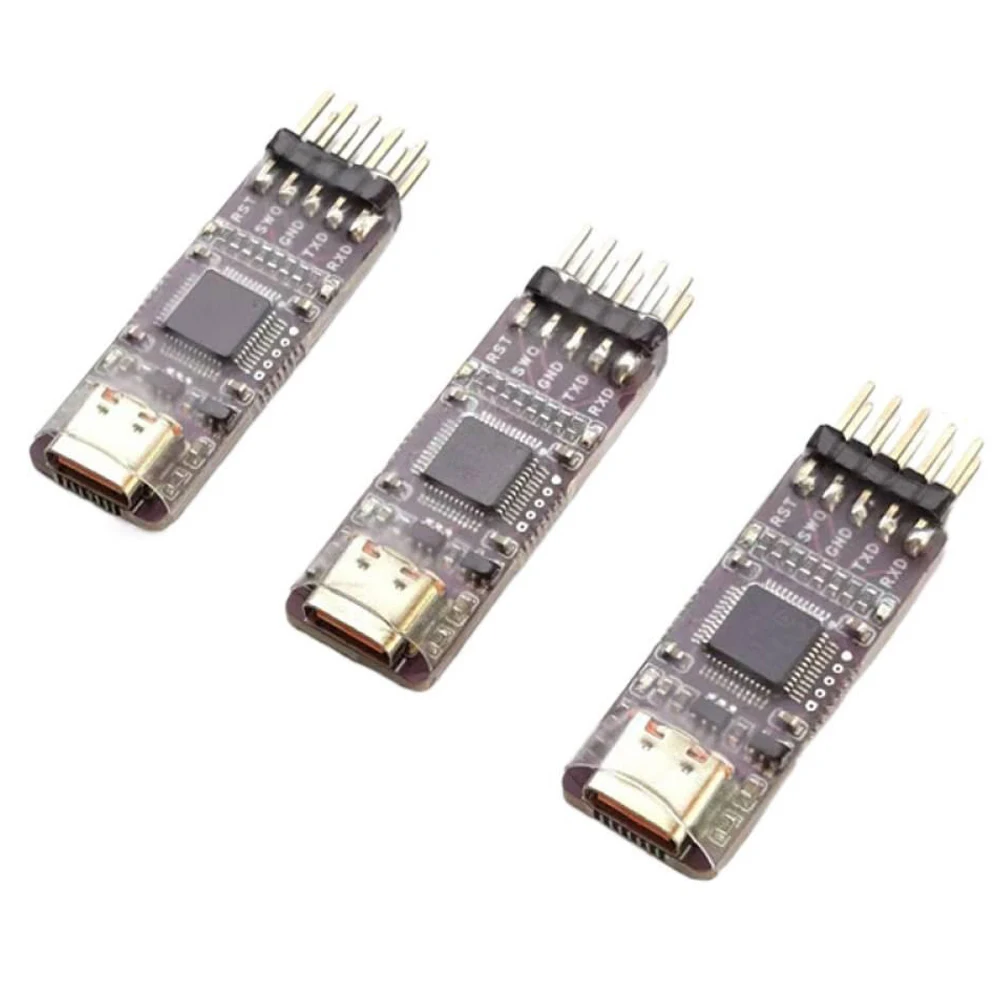 محاكي تنزيل STM32 رقاقة التحكم الرئيسية مع منفذ تسلسلي TTL يدعم وضع SWD للتنزيل وتصحيح الأخطاء واستبدال Jlink #4