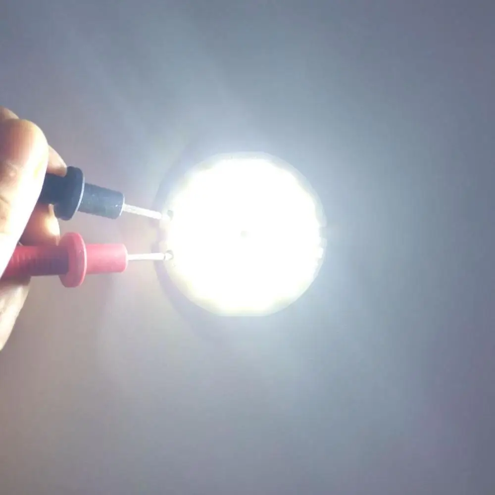 

Dia DC 3V 4V Double Ring COB Round Circular LED Warm/Cold/Red/Blue Light Lighting Components Light Plate COB Chip COB Lighting