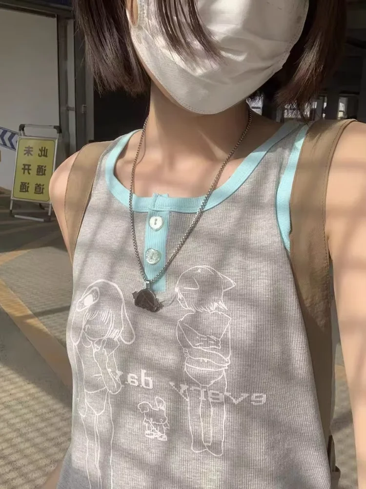 Summer New Minority Streetwear T-shirt Spice Girls Loose Casual Slim Crop Top All-match Simple Office Lady Trendy Mujer