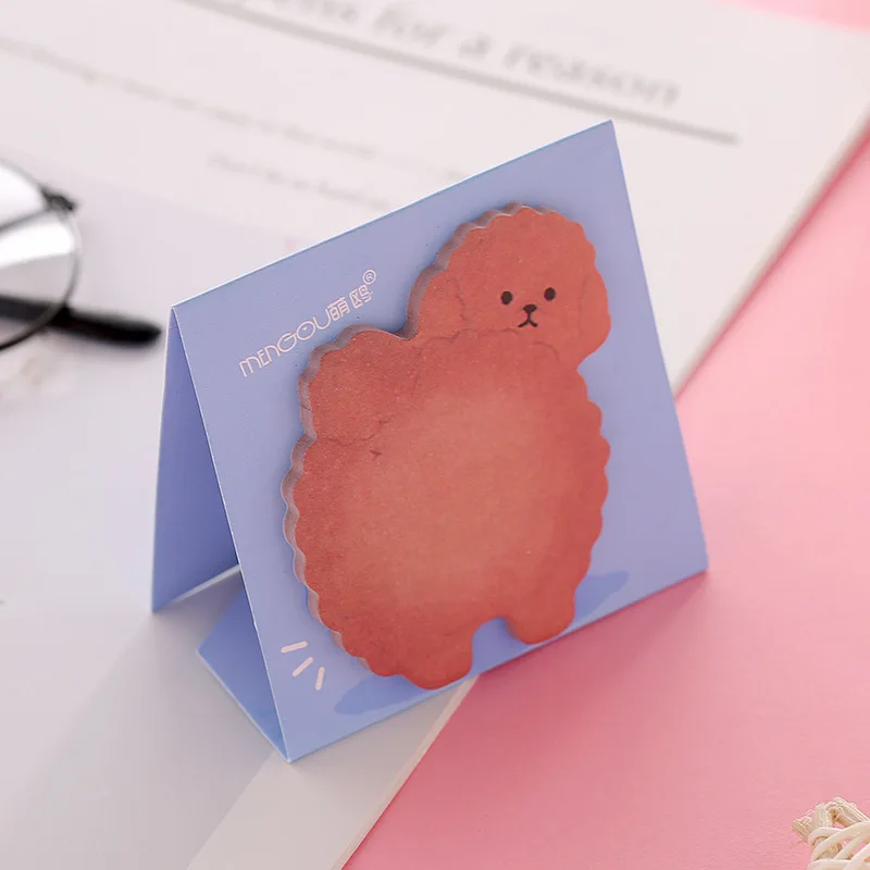 1 Piece Lytwtw's Cute Kawaii Animal Sticky Notes Notepad Memo Pads Office School Supply Stationery Panda Cat Stickers image 6