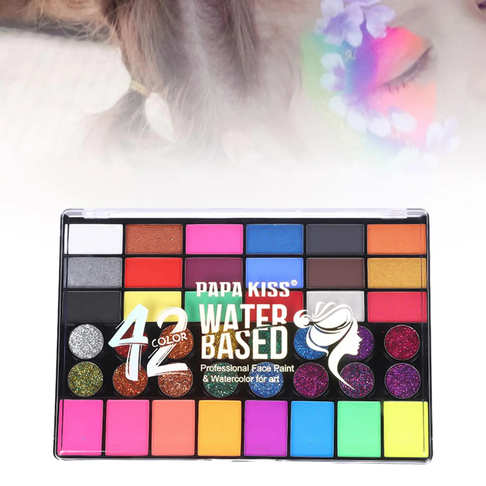 Palette de peinture pour le visage et le corps, maquillage de scène, Halloween Owpat