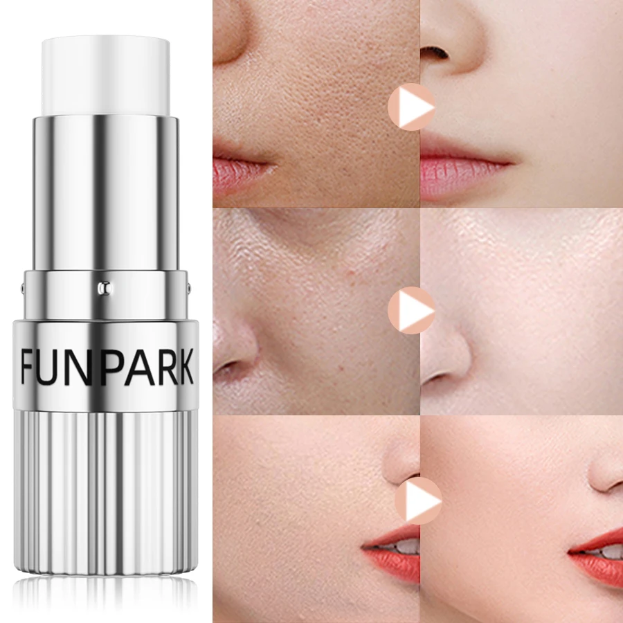 Baza pod makijaż Flawless Finish - Niewidoczna, Kontrola sebum, Baza do twarzy w sztyfcie, Wygładzająca, Redukująca drobne linie, Kosmetyki