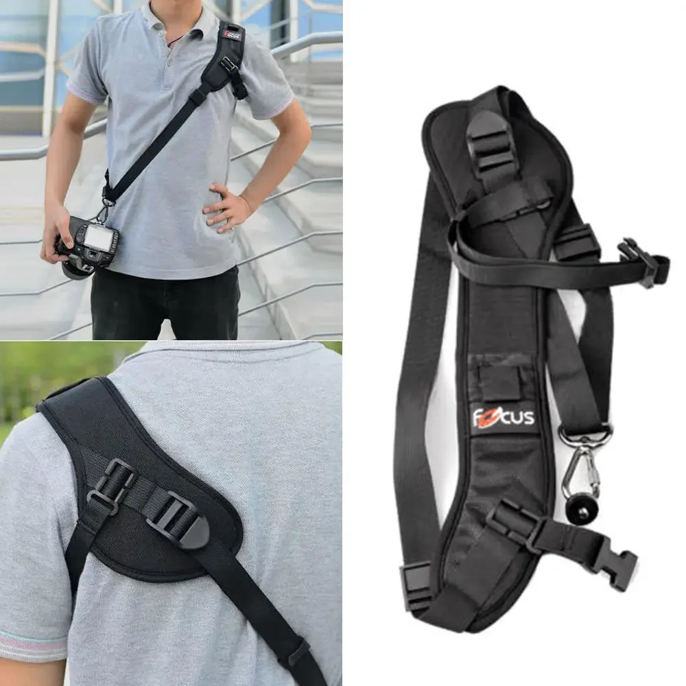 

Focus F1 Quick Rapid Camera strap Single Shoulder Sling Black Belt Strap for Canon Nikon DSLR 7D 5D Mark II Accessories