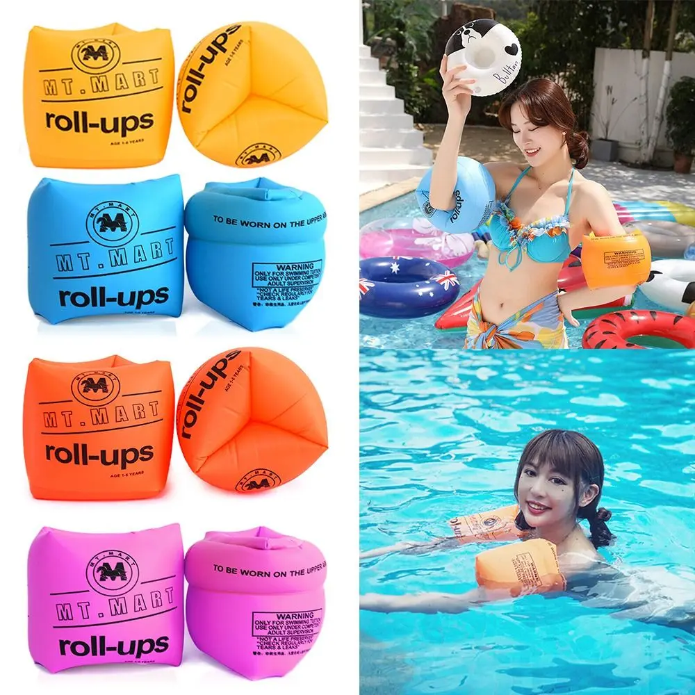 Training Swimming Circle Swim Pool Floating Swimming Arm Ring Inflatable Floats Hand Float Armbands Arm Bands Ring