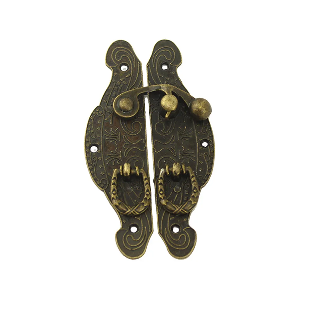 10個のバックルジュエリーボックス掛け金レトロラッチ家具デザインヴィンテージハードウェアスーツケース