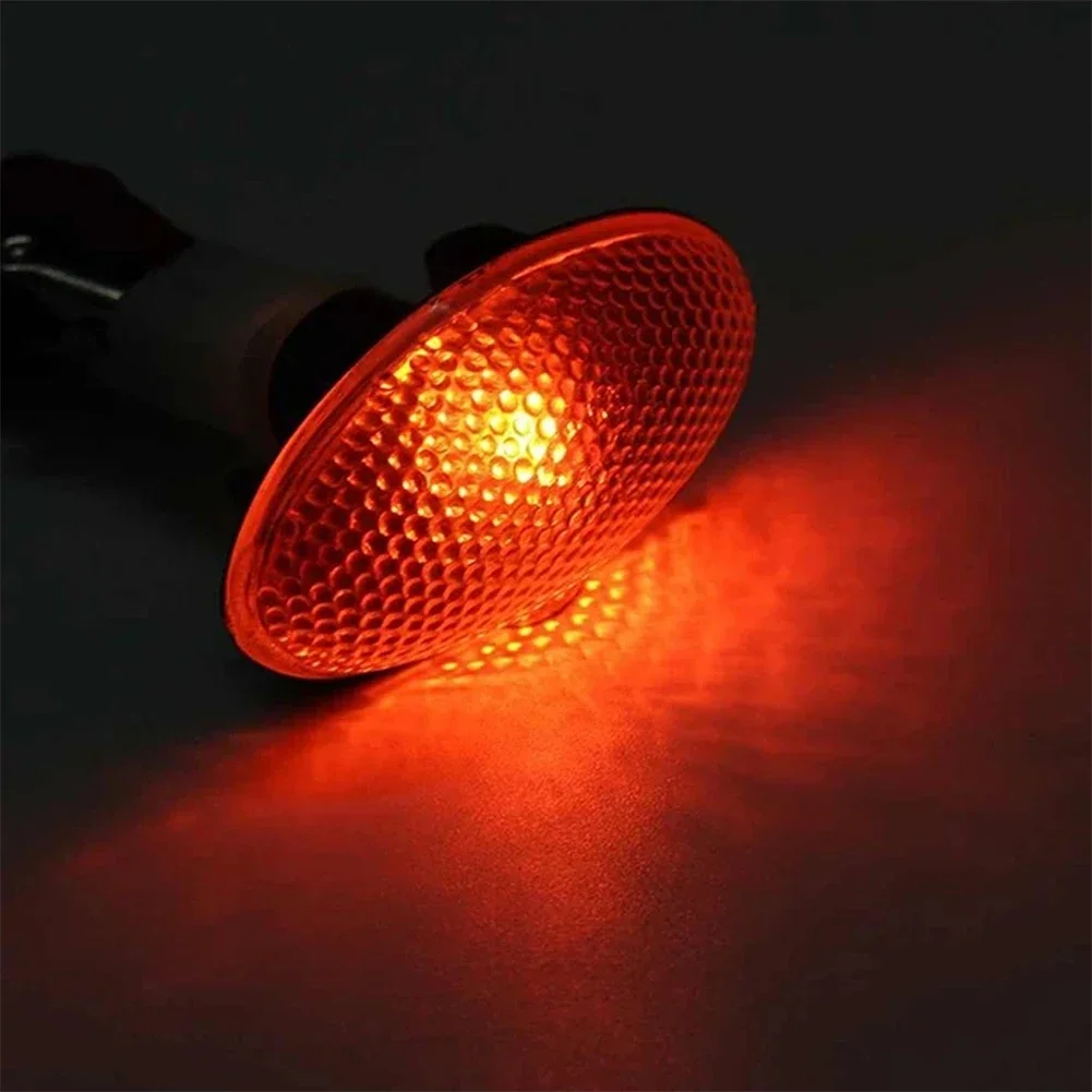 Manual Measurement Deviation LED Side Marker Light Bright Compatibility High Quality Plastic Low Power Consumption